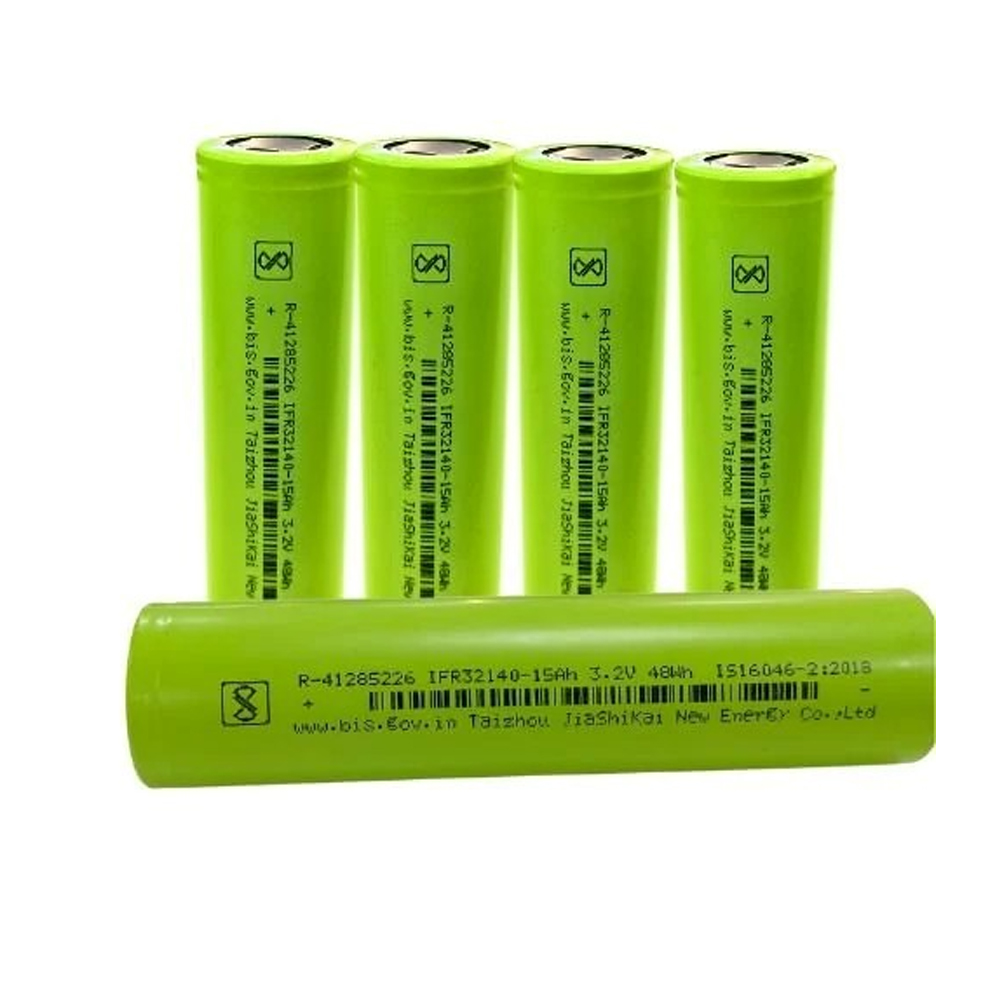 JSK NEW ENERGY 32140FS 3.2V 15000mAh LiFePO4 Rechargeable Battery 3C - Grade A view 2