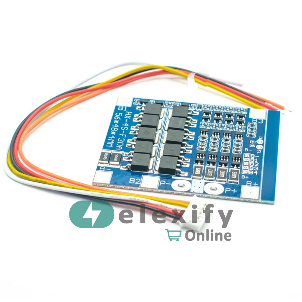 4S 30A Battery Management System BMS LifePO4 view 2