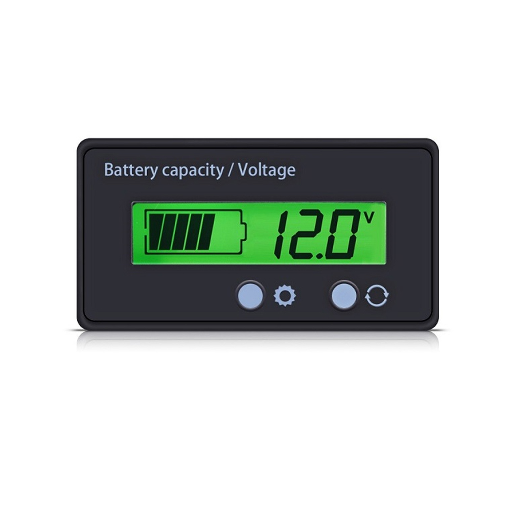 7V-120V Battery Capacity Display Meter Li-Ion - LiFePO4 - Lead-acid Battery Power Display. view 2