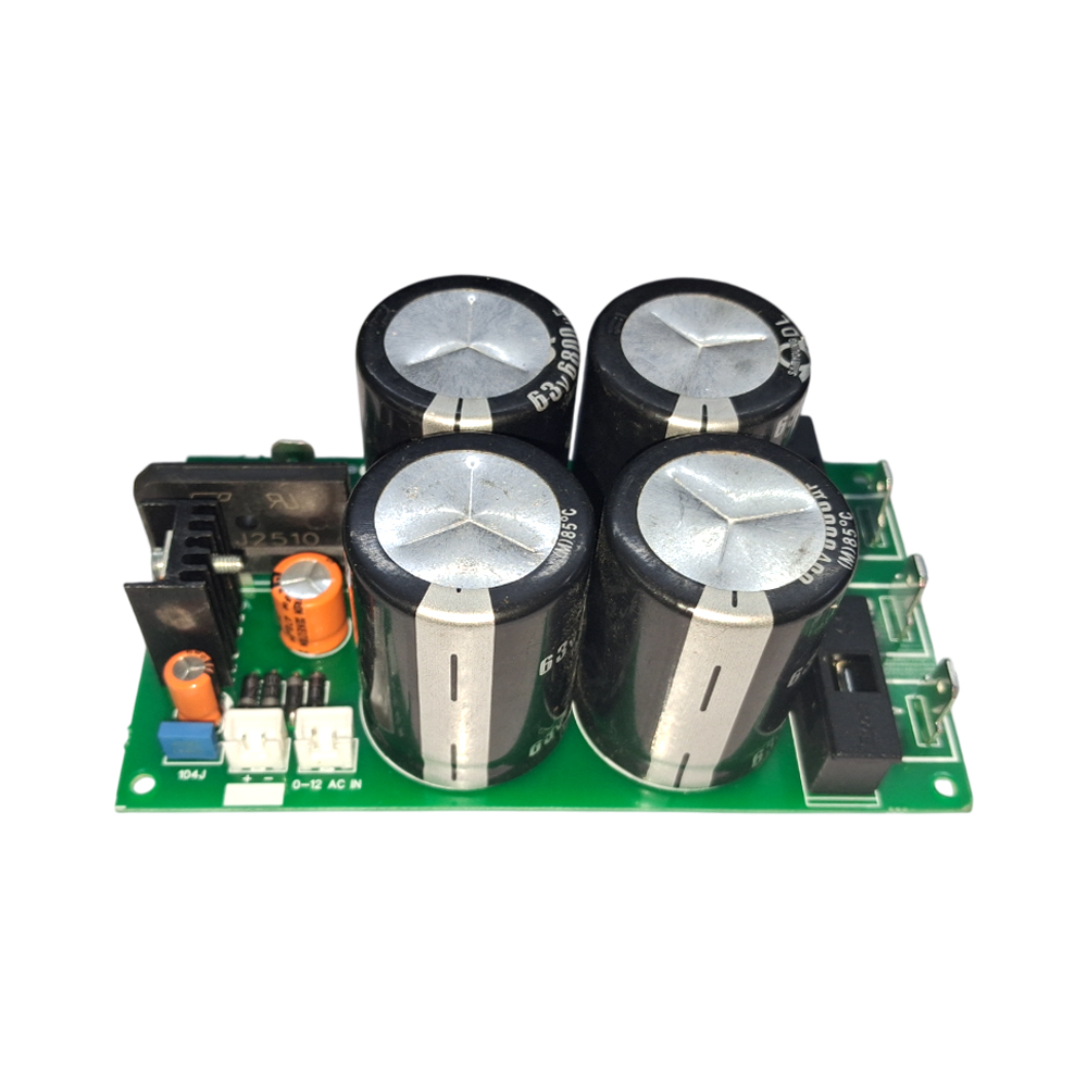 Amplifier Power Supply Board, 6800uF 63V X 4 with 5V 7805 REGULATOR view 3
