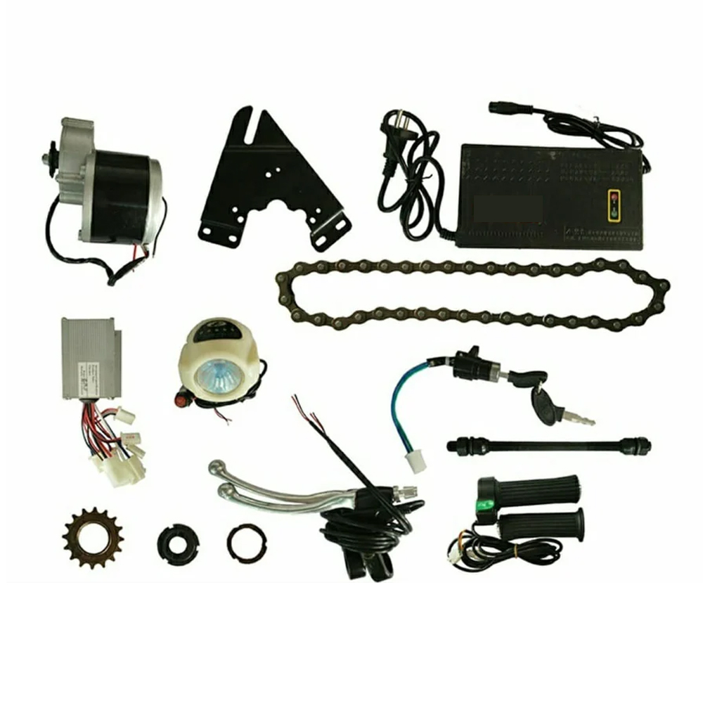 Bicycle Side Motor Conversion Kit 250W 24V With Lead Acid Charger