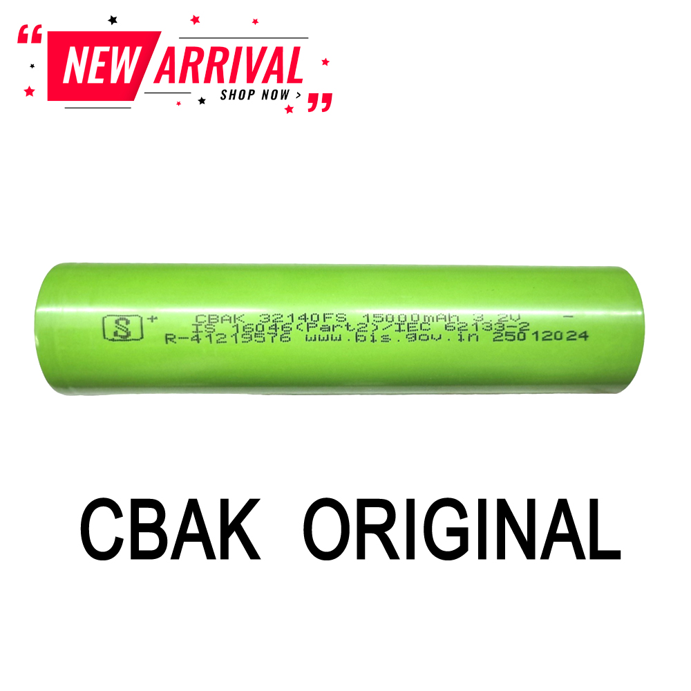 CBAK ORIGINAL 32140 FS 3.2V 15000mAh (15Ah) LiFePO4 Rechargeable Battery 3C - Grade A view 2