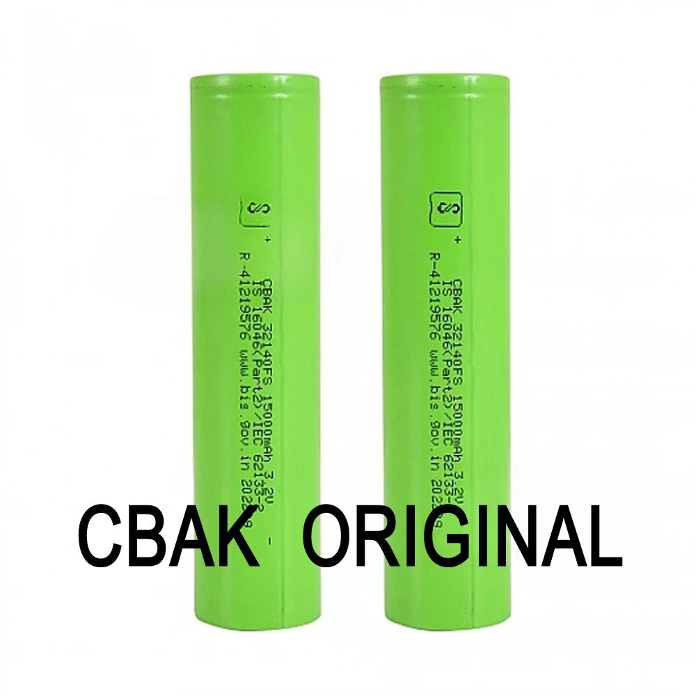 CBAK ORIGINAL 32140 FS 3.2V 15000mAh (15Ah) LiFePO4 Rechargeable Battery 3C - Grade A
