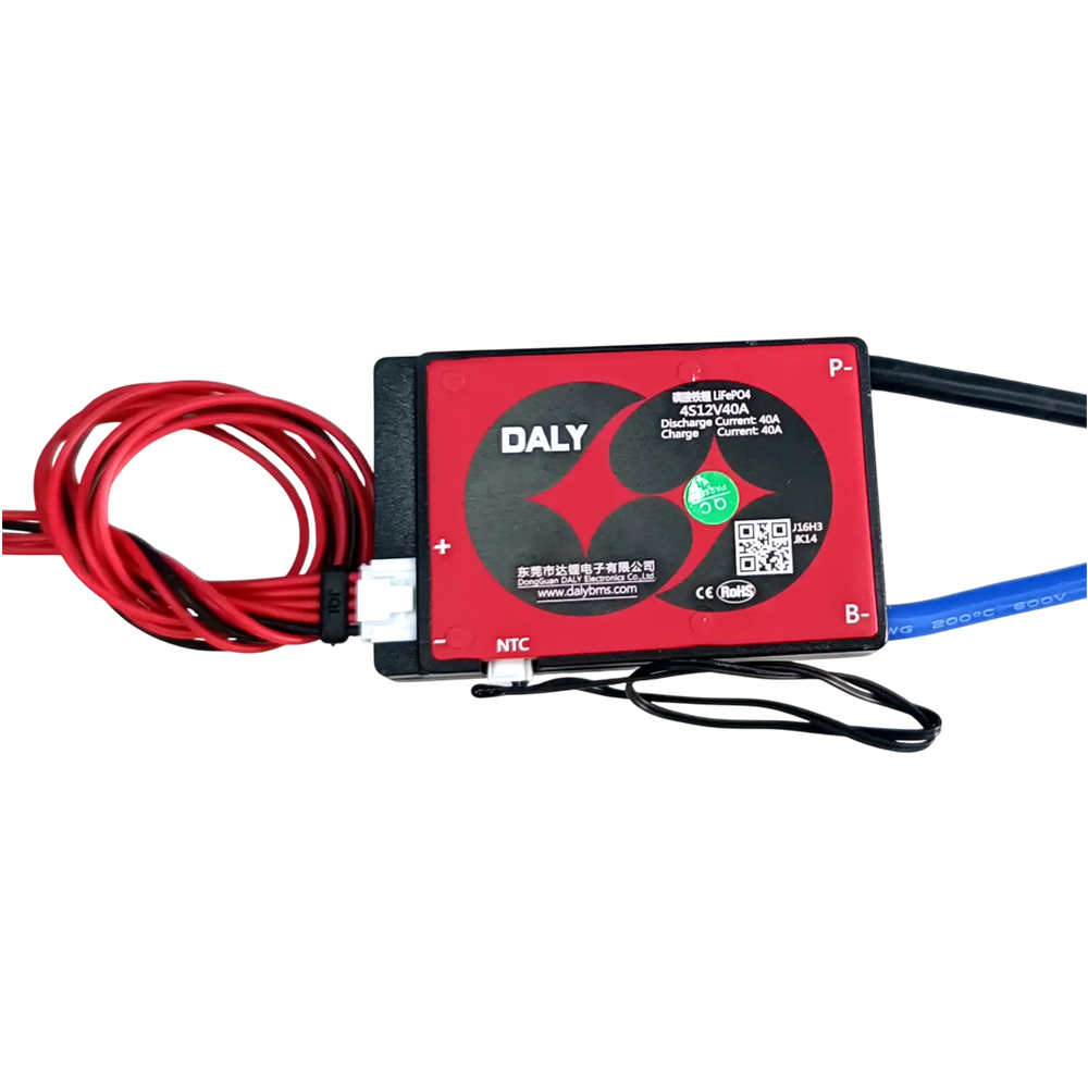 Daly 4S 40A LiFePO4 BMS – 12.8V Battery Management System with Balance