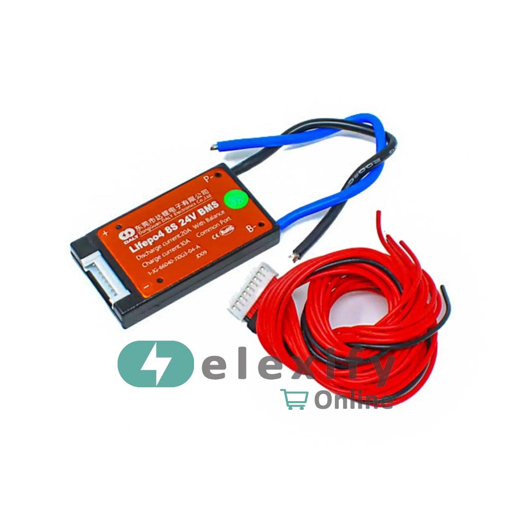 DALY 8S 20A Battery Management System BMS LifePO4 view 2