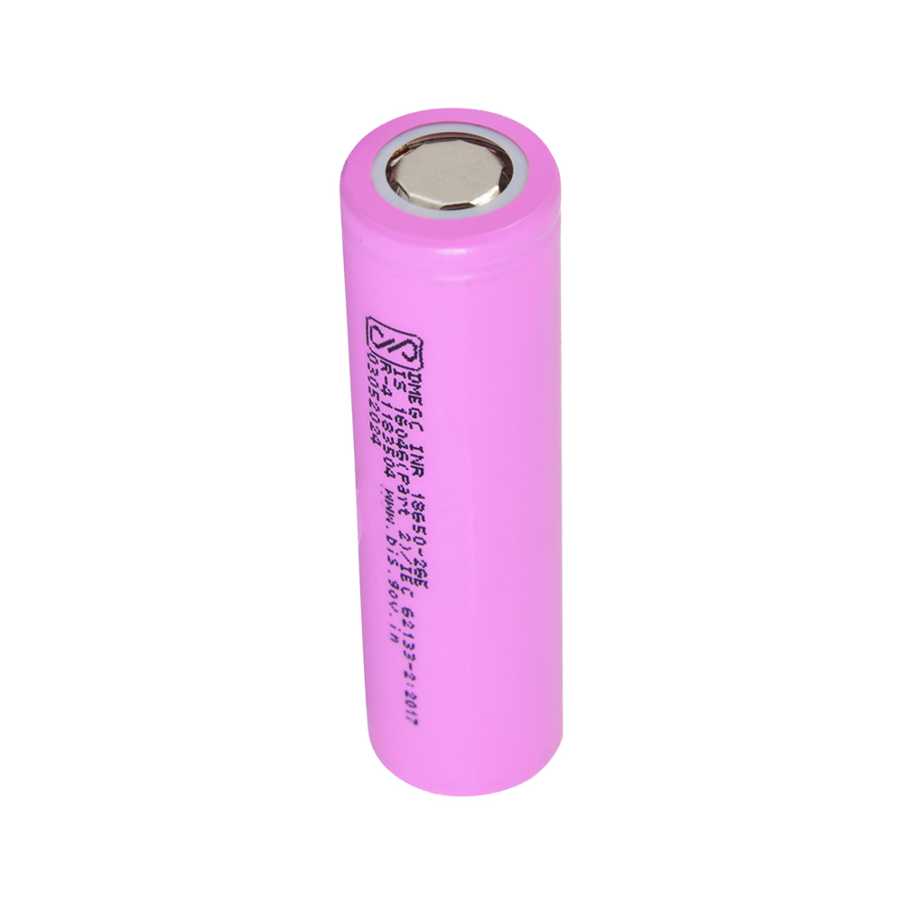 DMEGC 18650-26E 3.7V 2600mAh Li-Ion Battery Cell view 2
