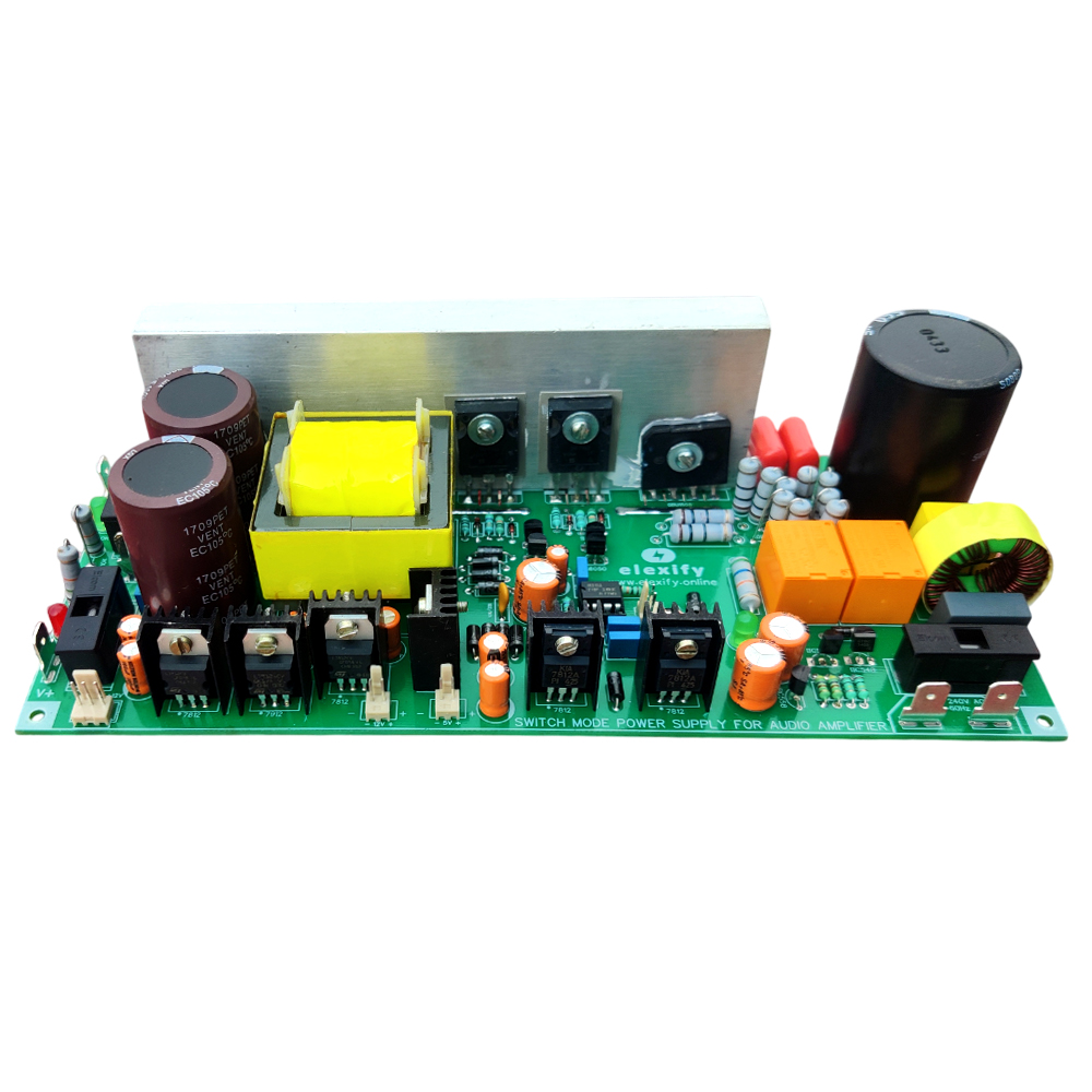 Elexify 1000W Audio Amplifier ±75VDC Dual Supply SMPS with inbuild soft starter view 3