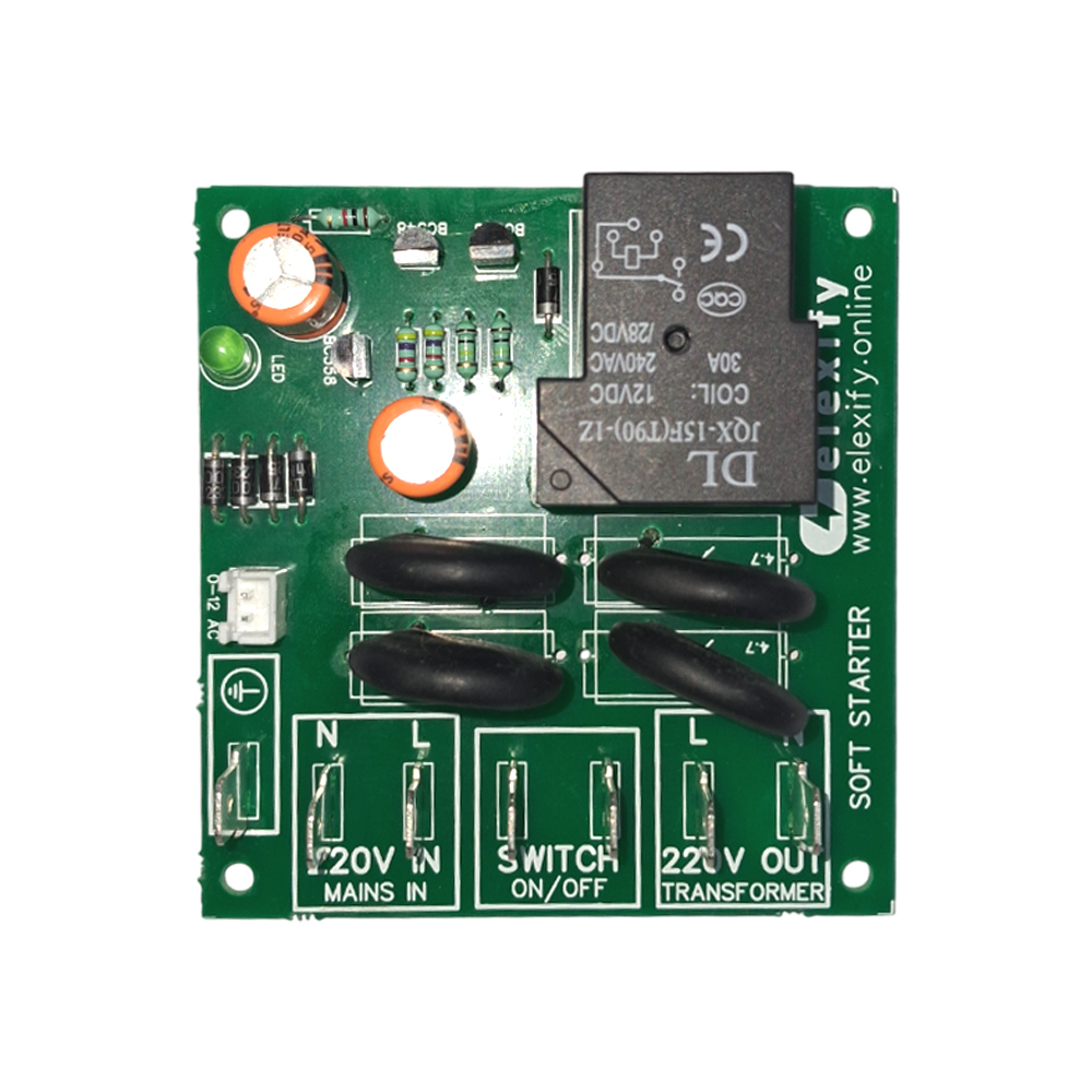 Elexify Amplifier Soft Starter Circuit with NTC