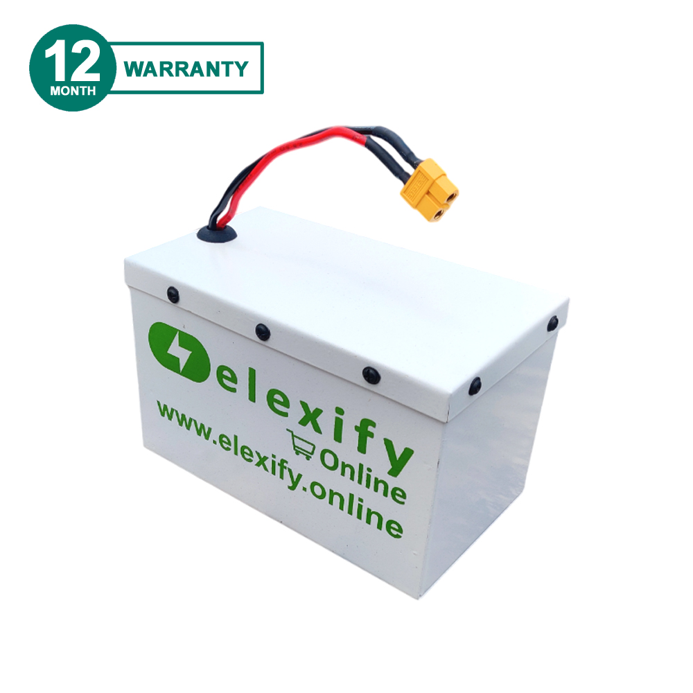 ELEXIFY Premium Series 12.8V 15000mAh LiFePO4 Rechargeable Battery Pack with BMS (1 Year Warranty) view 2