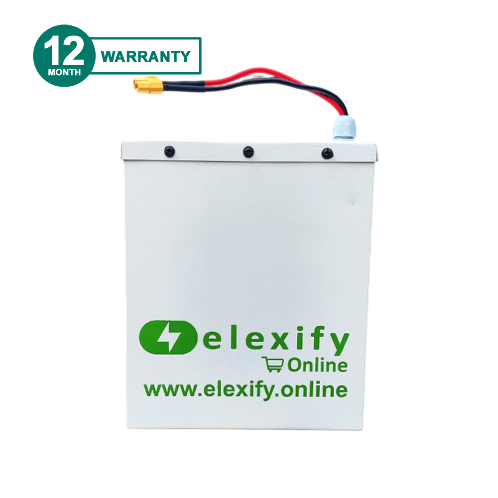 ELEXIFY Premium 12.8V 30000mAh (30Ah) LiFePO4 Battery with 40A DALY BMS (1 Year Warranty) view 2