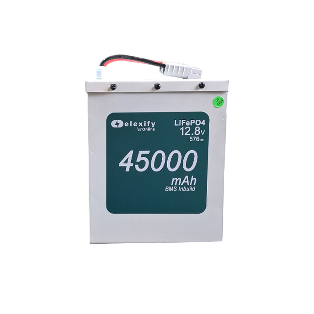 ELEXIFY Premium Series 12.8V 45000mAh (45Ah) LiFePO4 Battery Pack 60A DALY BMS (1 Year Warranty) view 2