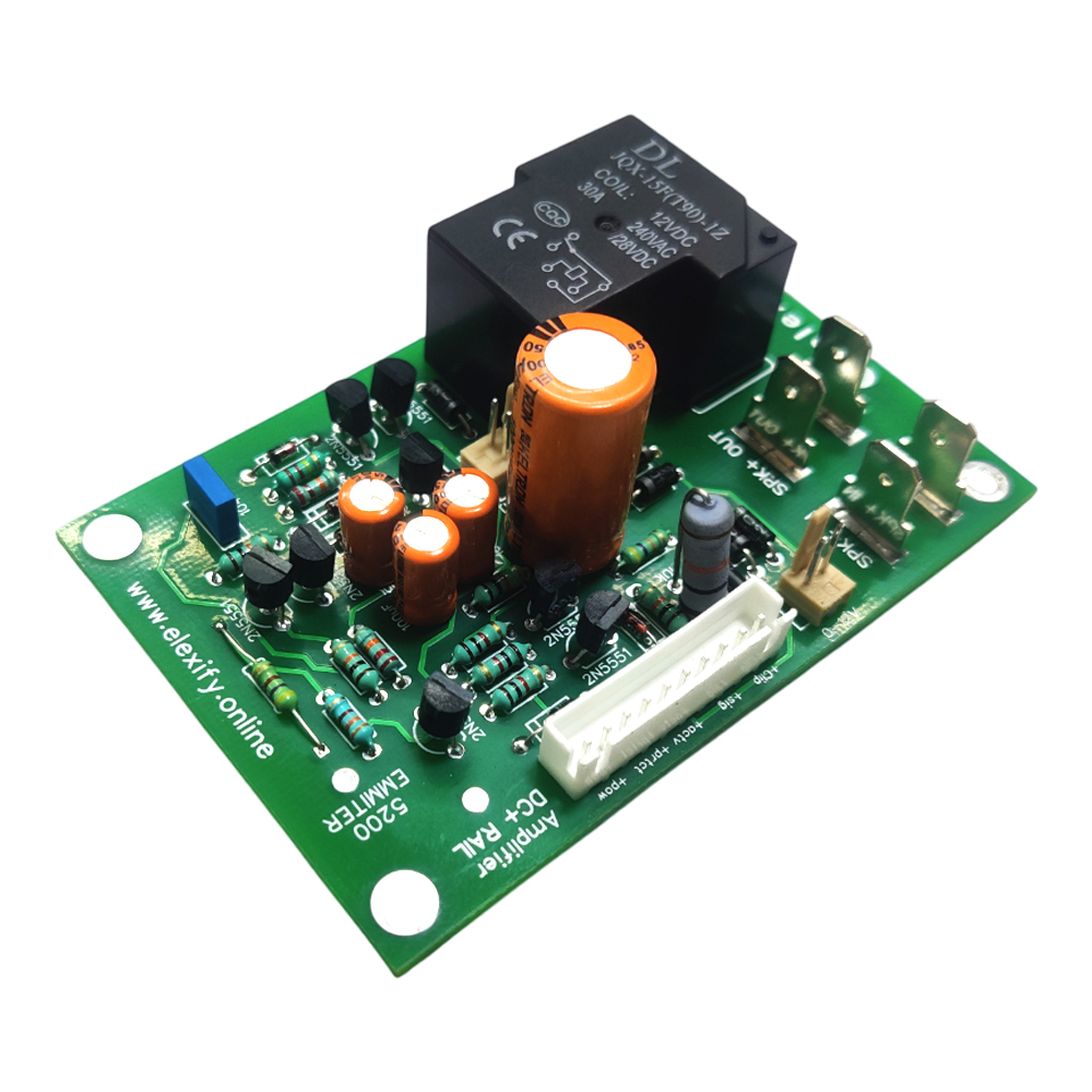 Elexify Speaker Protection Circuit with Short Circuit & Over Temp Protection. view 3