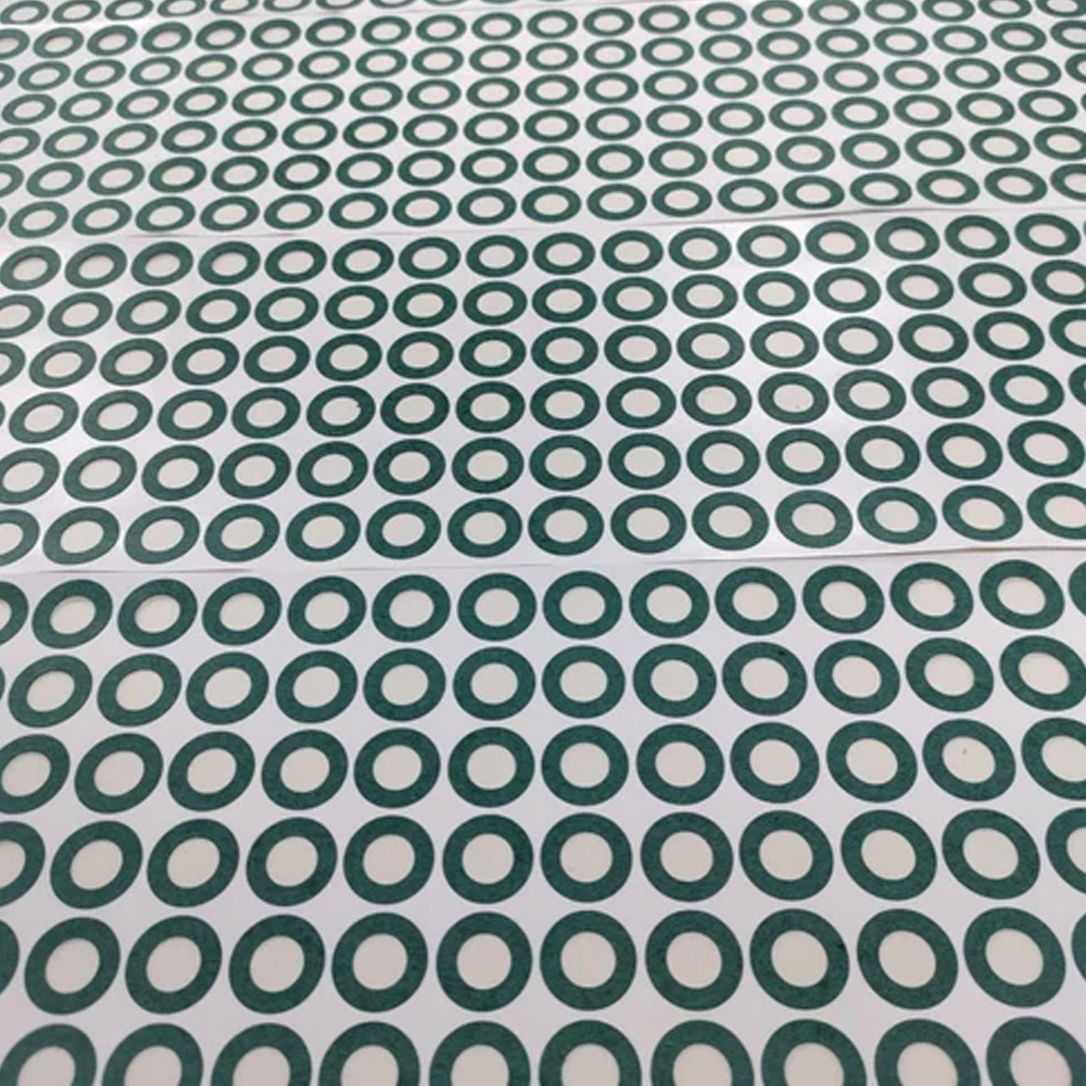 Green Insulation Ring 18650 Positive, Thickness: 0.5mm (Sheet of 30Pcs)