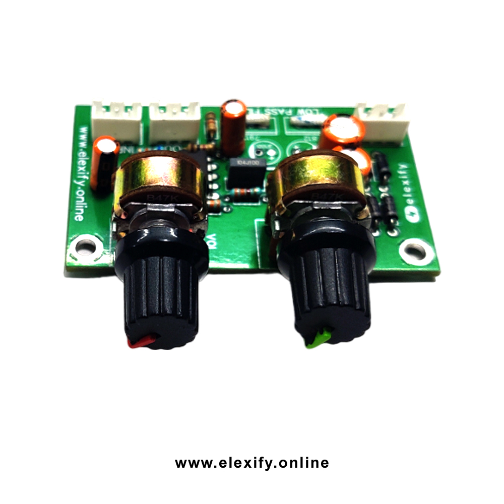 Low Pass Subwoofer Filter Board (Active Crossover)